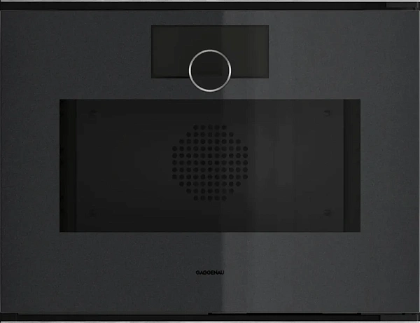 Gaggenau GS270100 — Комбинированный паровой духовой шкаф 60 x 45 см Петли двери справа, отделка Gaggenau Onyx